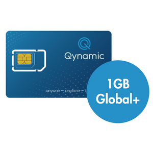 Q-Travel incl. 1GB data for Zone Global+, Q-SIM, Qynamic, Qynamic  - Qynamic