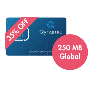 Q-Travel incl. 250 MB data for Zone Global, Q-SIM, Qynamic, Qynamic  - Qynamic